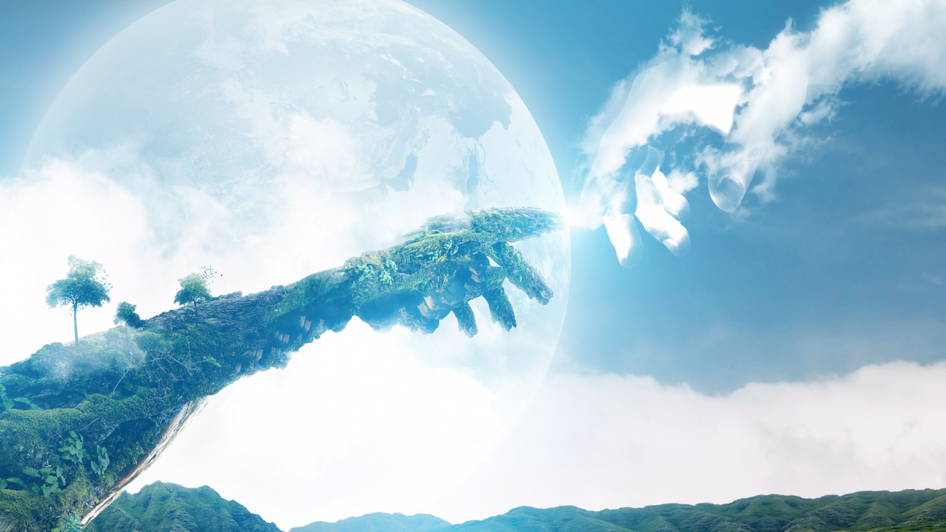 Обои природа, дневное время, гидроресурсы, облако, солнечный свет в разрешении 1366x768