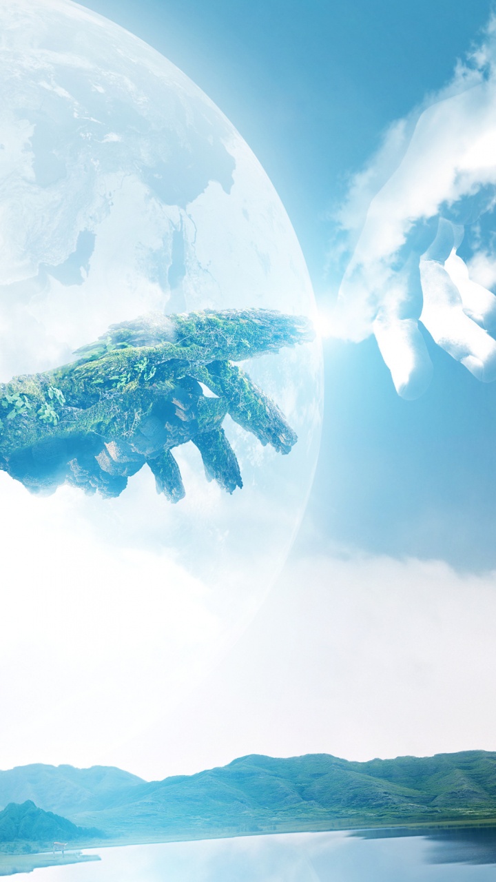 Обои природа, дневное время, гидроресурсы, облако, солнечный свет в разрешении 720x1280