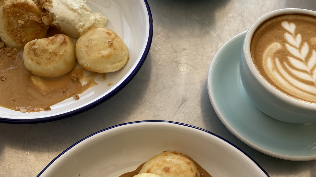 Обои блюда, завтрак, Аффогато, поздний завтрак, кофейная чашка в разрешении 1280x720