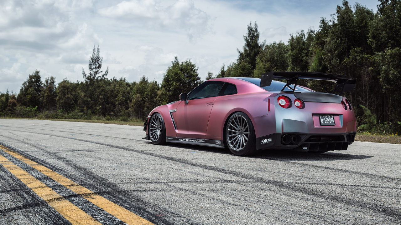 Обои авто, спорткар, Ниссан, колесо, обод в разрешении 1280x720