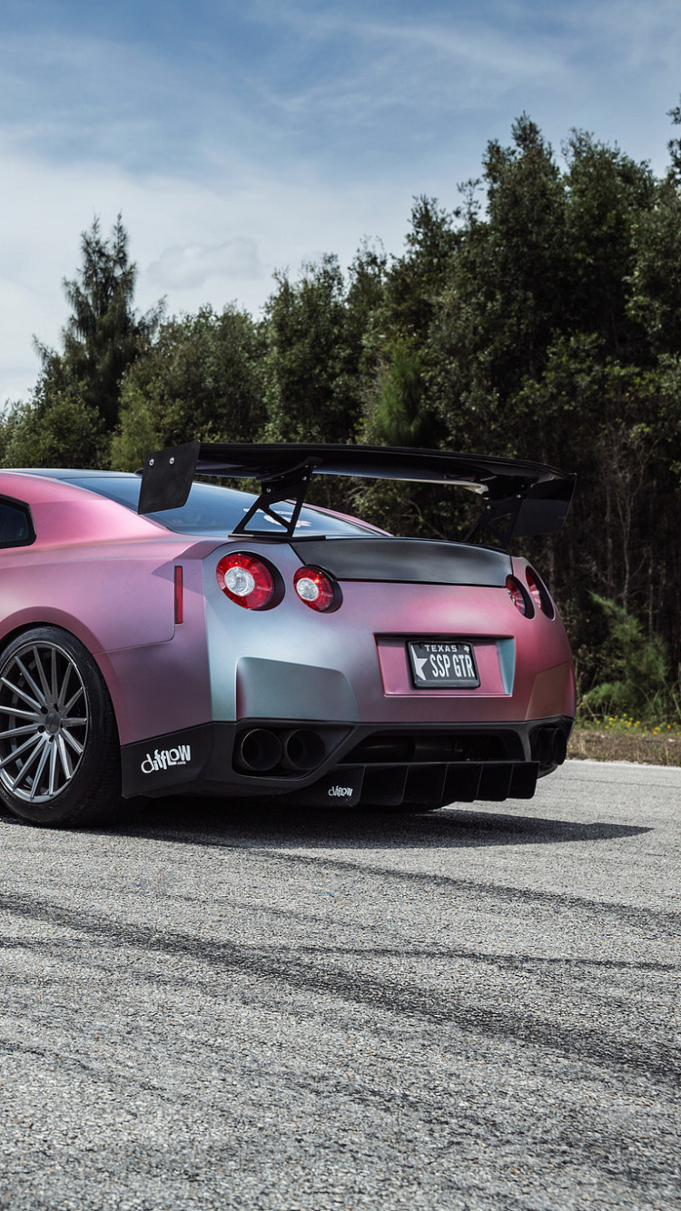 Обои авто, спорткар, Ниссан, колесо, обод в разрешении 750x1334