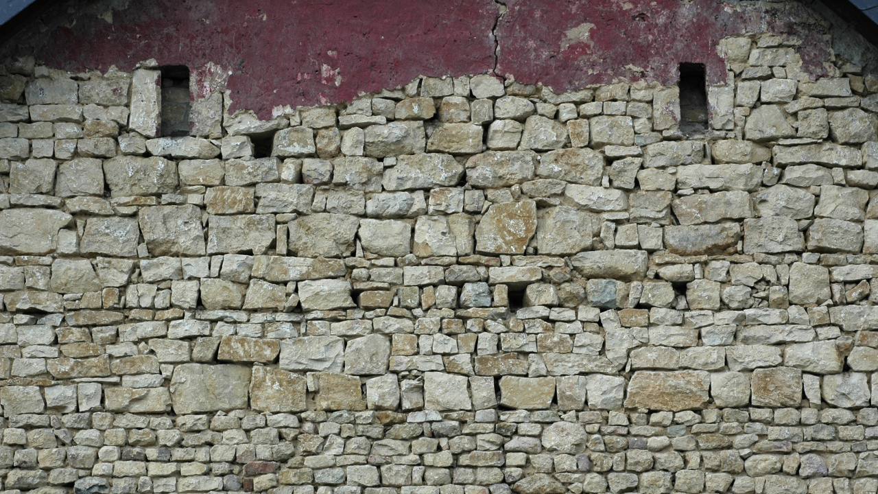 Обои стена, каменная стена, кирпичная кладка, кирпич, камень в разрешении 1280x720