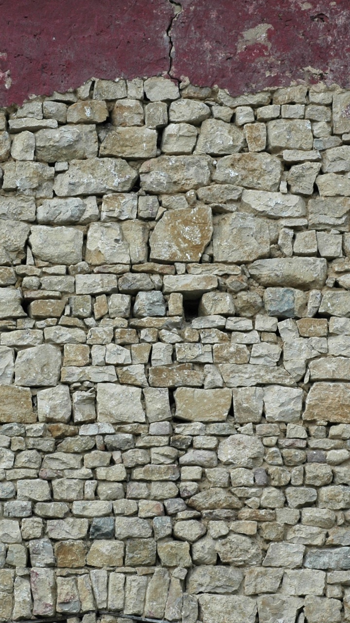Обои стена, каменная стена, кирпичная кладка, кирпич, камень в разрешении 720x1280