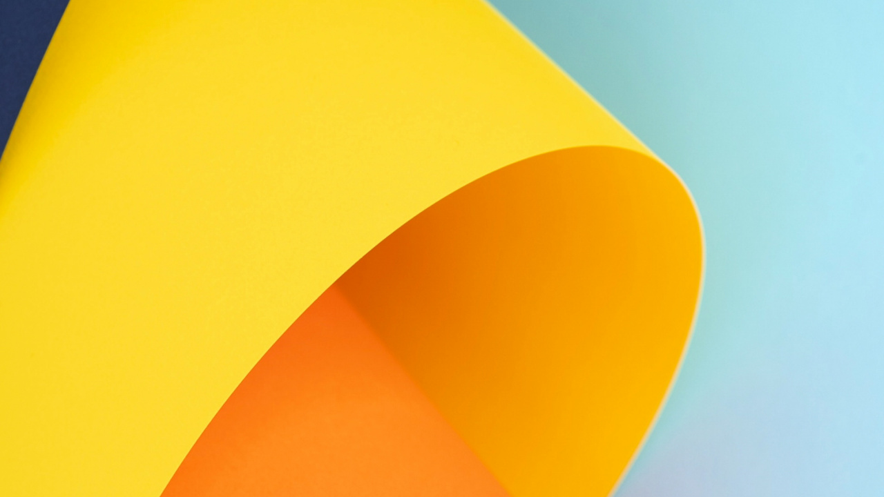 Обои Апельсин, арт, материальное свойство, треугольник, полутона и оттенки в разрешении 1280x720