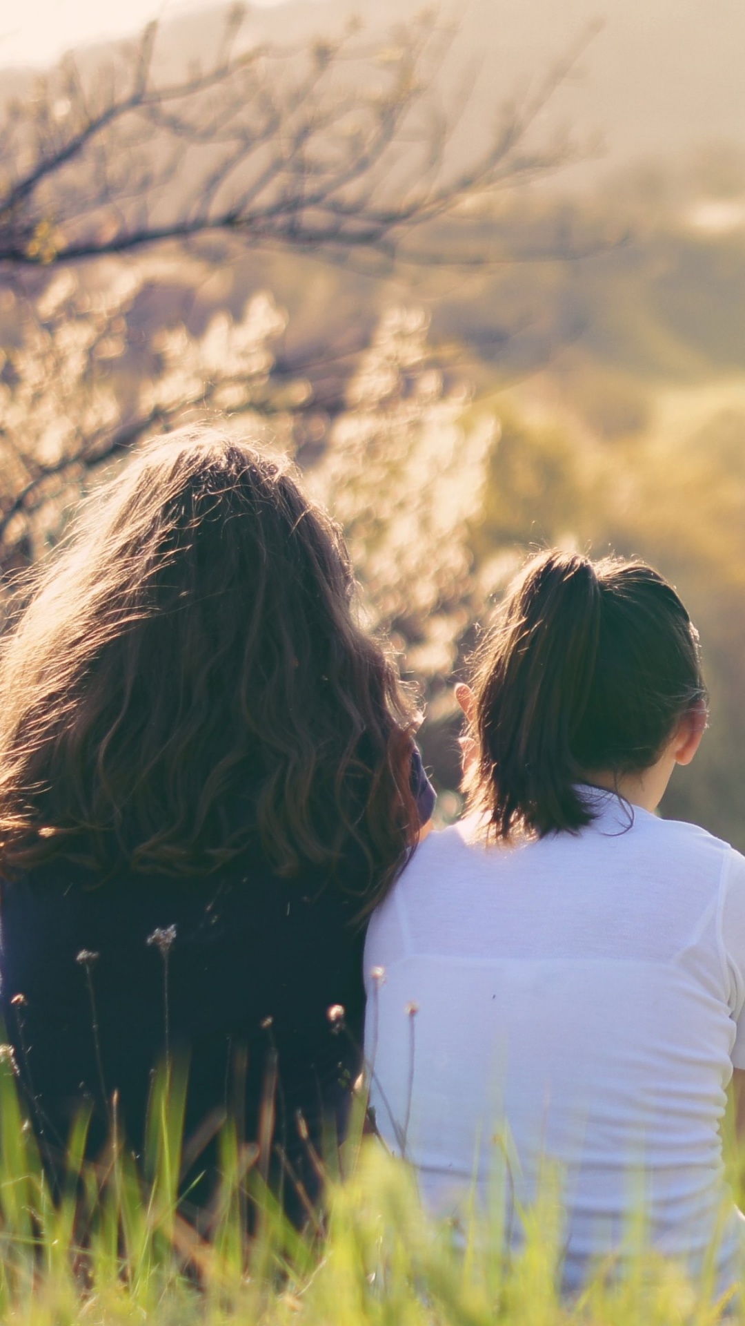 Обои дружба, любовь, солнечный свет, дата рождения, Рождество в разрешении 1080x1920