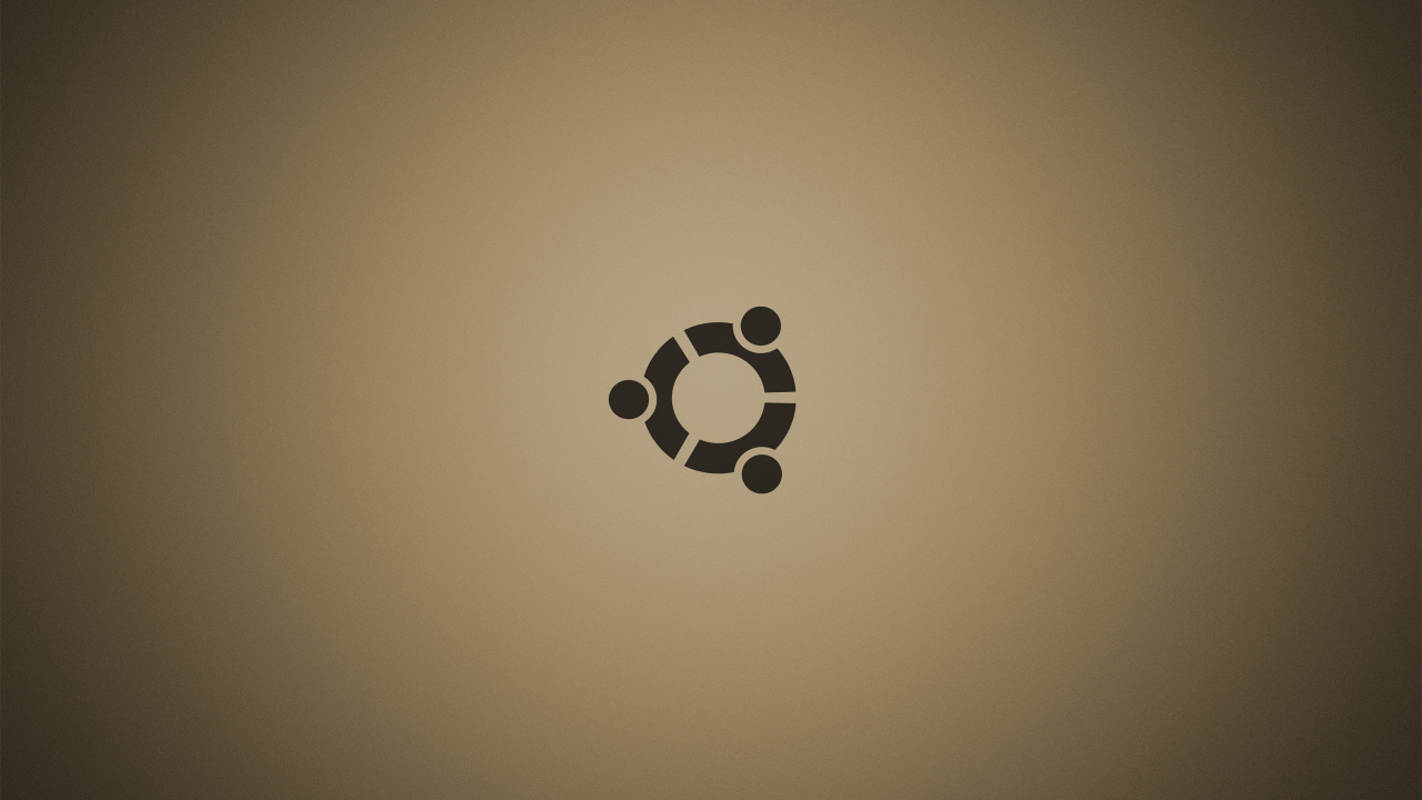 Обои дизайн, круг, лого, графика, ubuntu в разрешении 1280x720