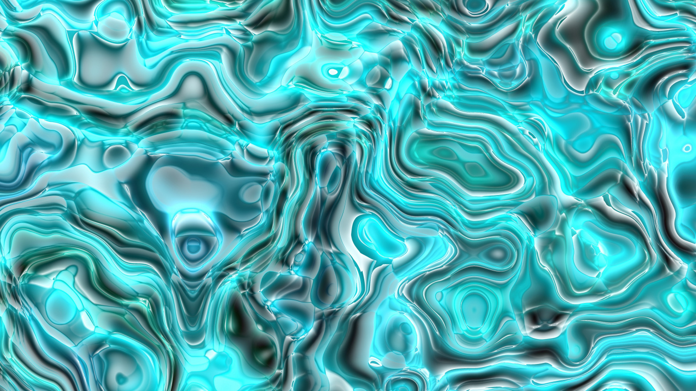 Обои синий, вода, Аква, зеленый, бирюза в разрешении 1366x768