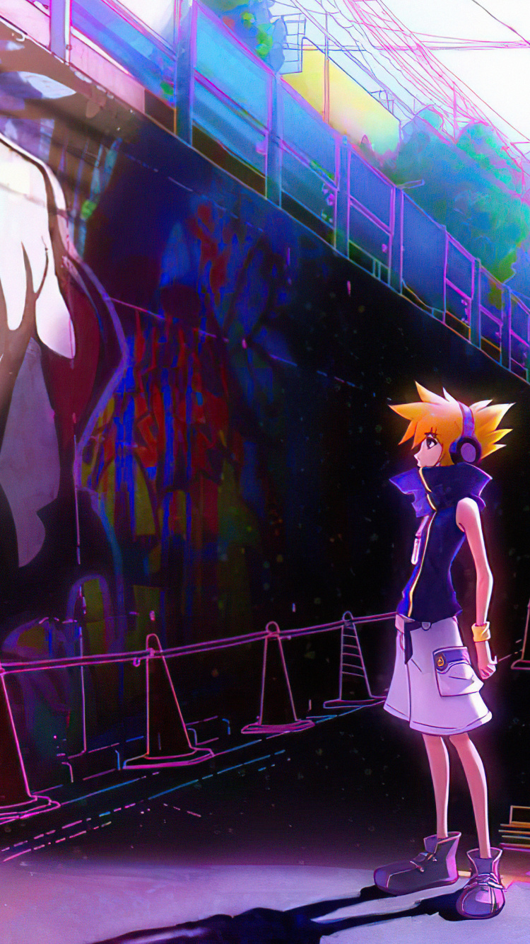 Обои ilya kuvshinov twewy, Мир заканчивается с вами, Нео мир заканчивается с тобой, иллюстрация, арт в разрешении 750x1334