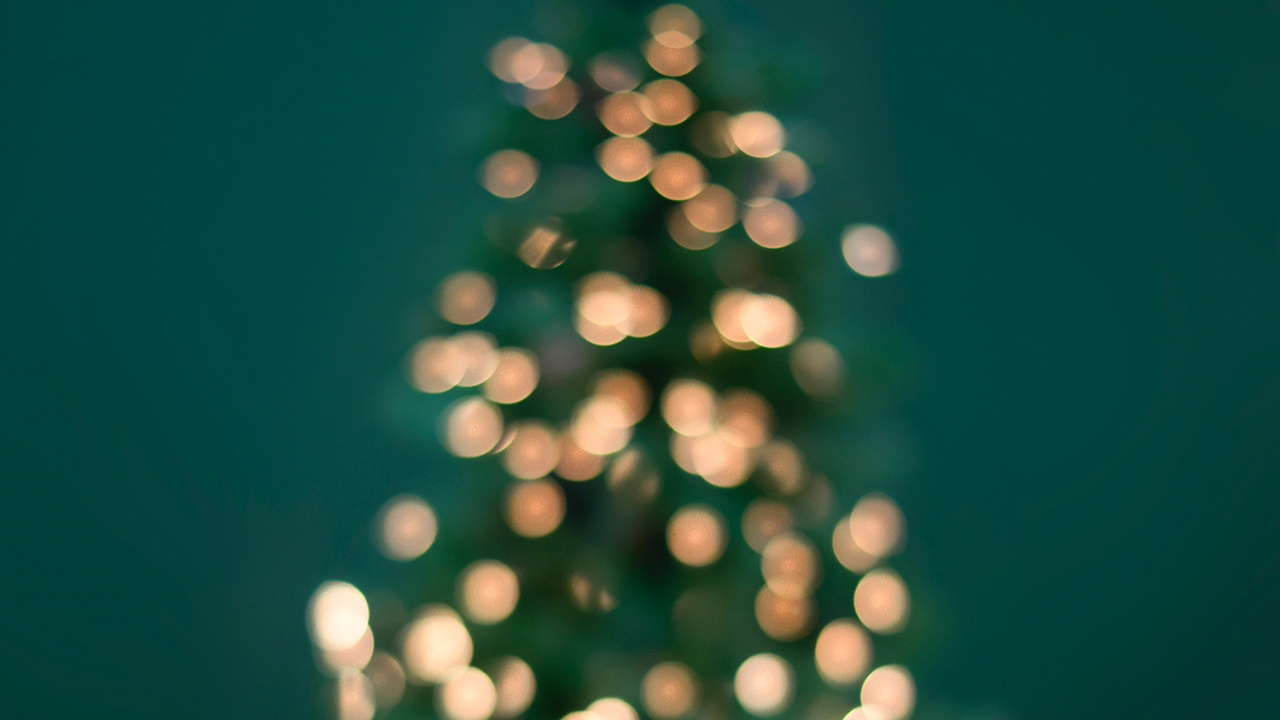Обои Новый год, Рождество, Рождественские огни, Рождественский день, елка в разрешении 1280x720