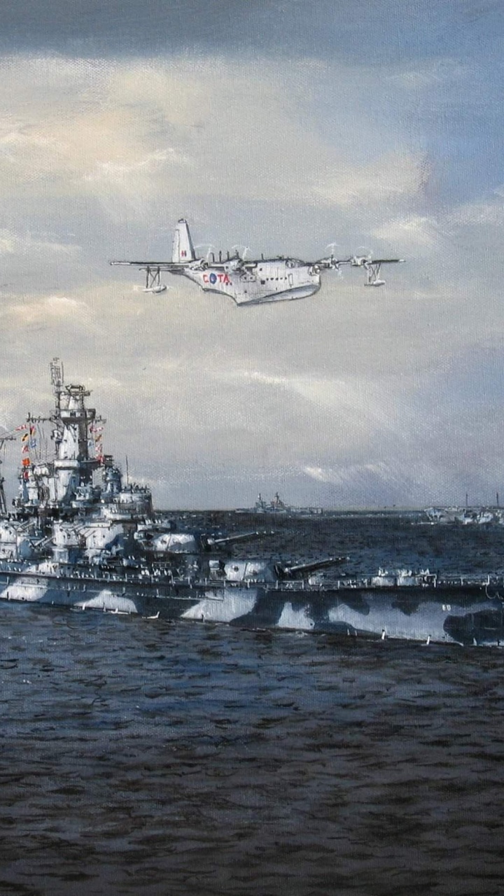 Обои военный корабль, тяжелый крейсер, Линкор, крейсер, Линейный крейсер в разрешении 720x1280