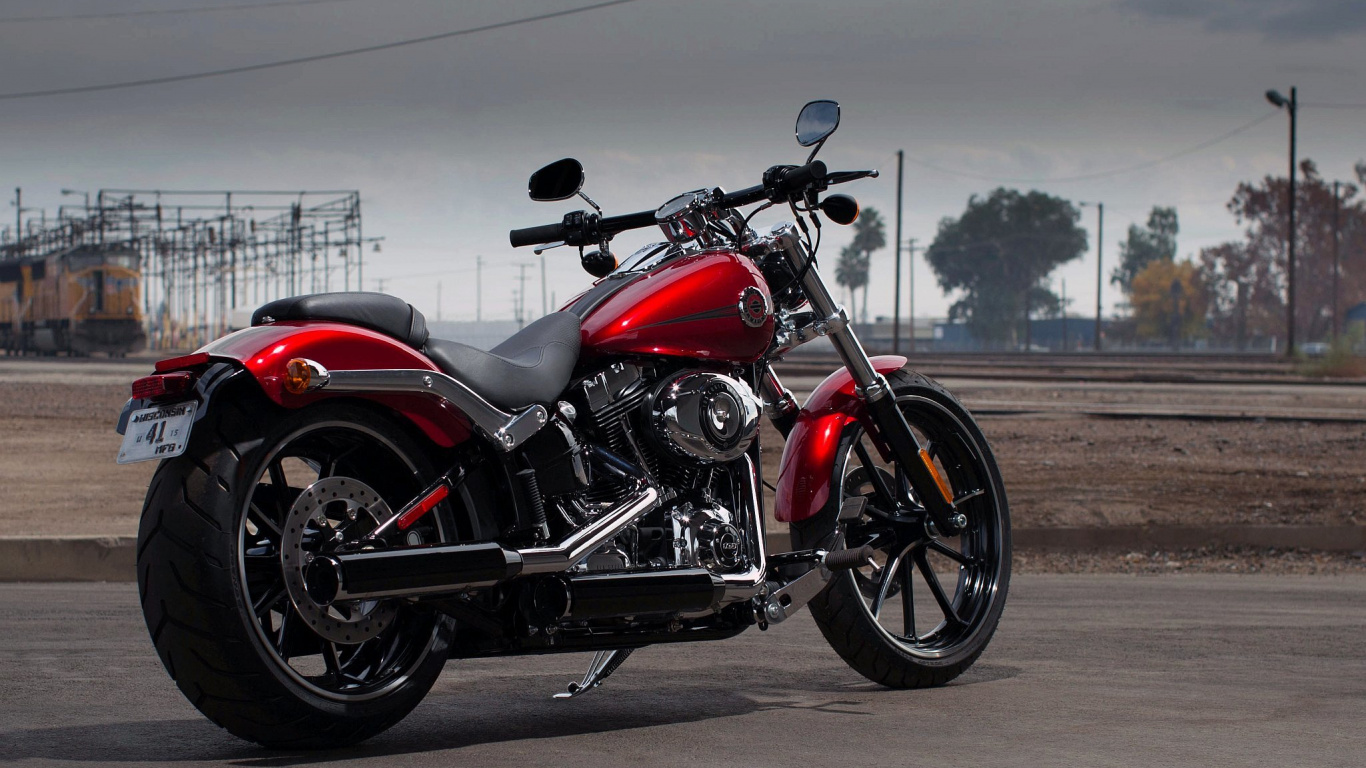 Harley Davidson Softail черный