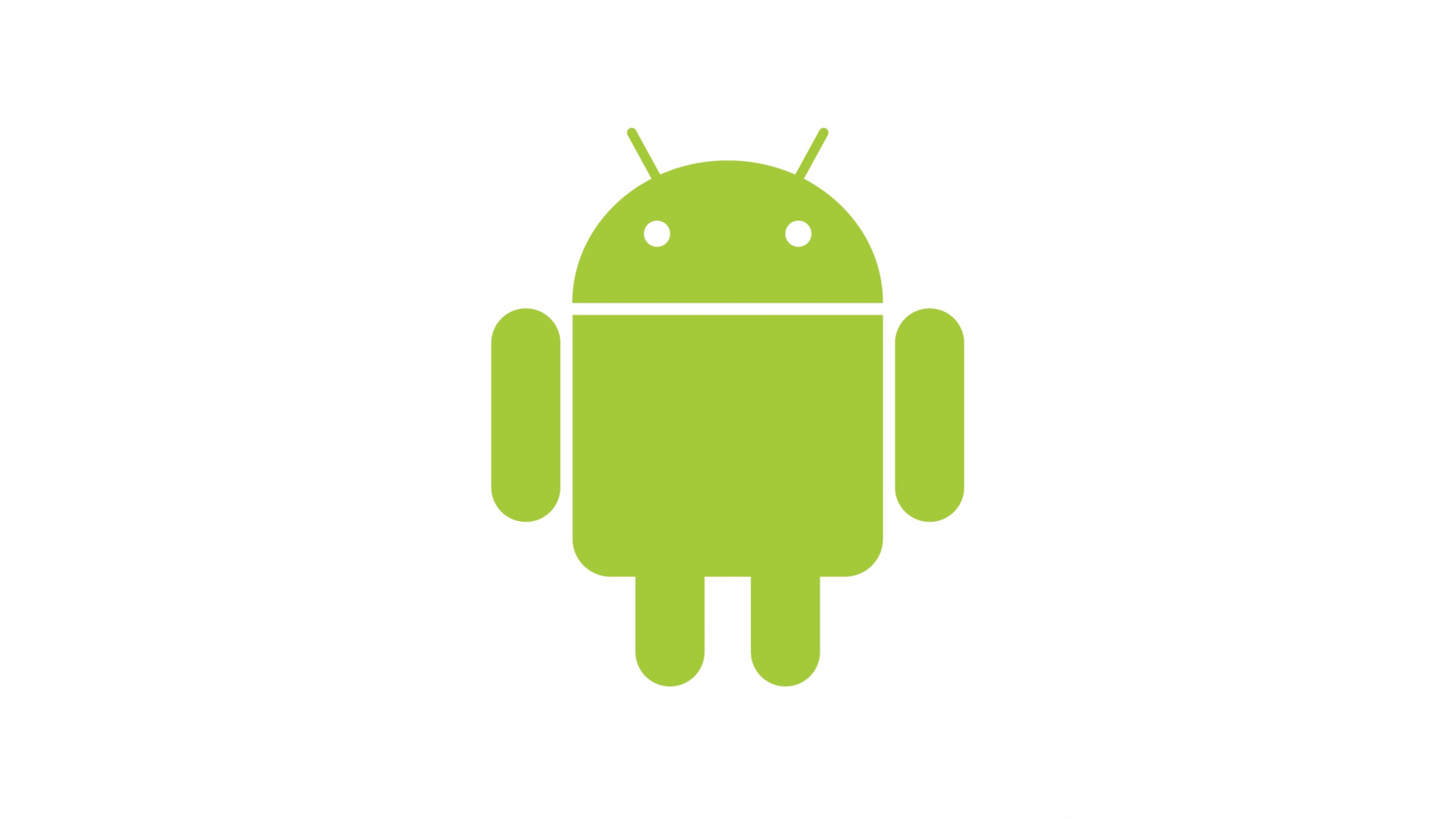 Обои андроид, лого, зеленый, линии, линия в разрешении 1920x1080