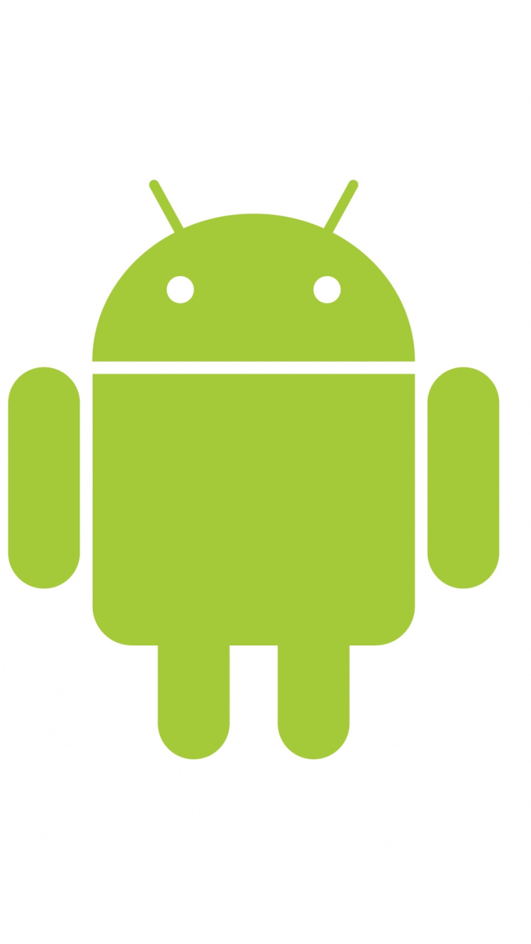 Обои андроид, лого, зеленый, линии, линия в разрешении 750x1334
