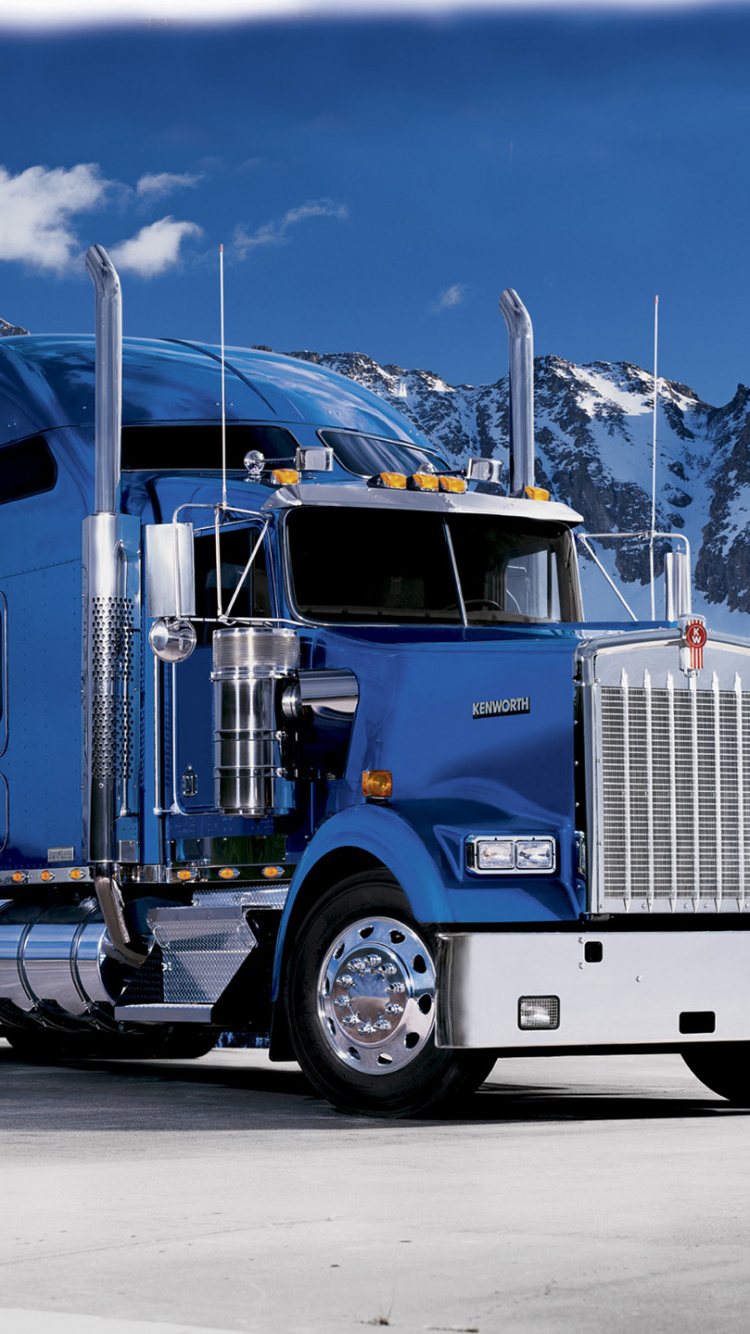 Обои кенворт w900, большегруз, Кенворт, грузовик, грузовики mack в разрешении 750x1334