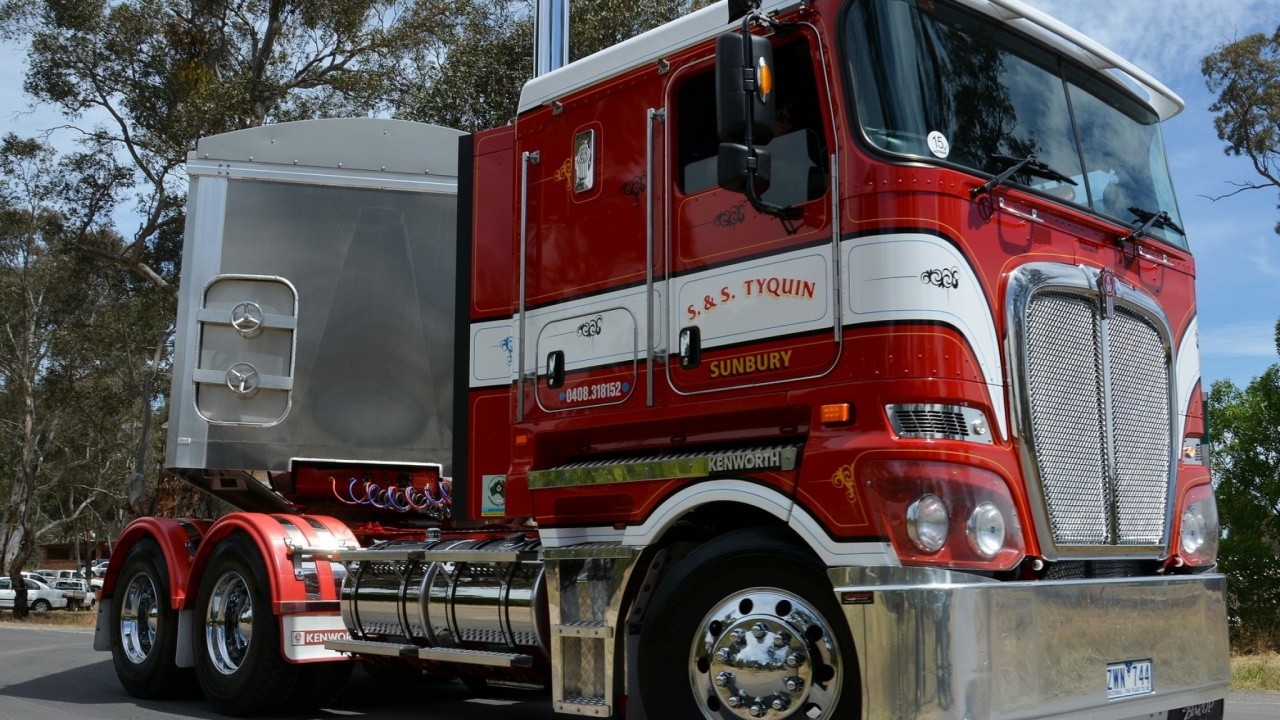 Обои трейлер тележки, бампер, грузовик, транспорт, автомобильный экстерьер в разрешении 1280x720