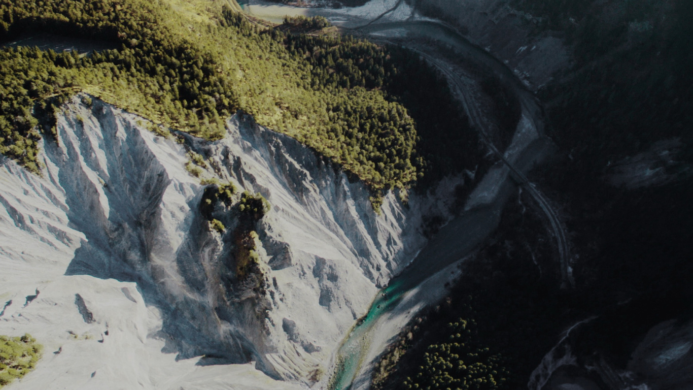 Обои дикая местность, гора, горный хребет, пизол, Crestasee в разрешении 1366x768