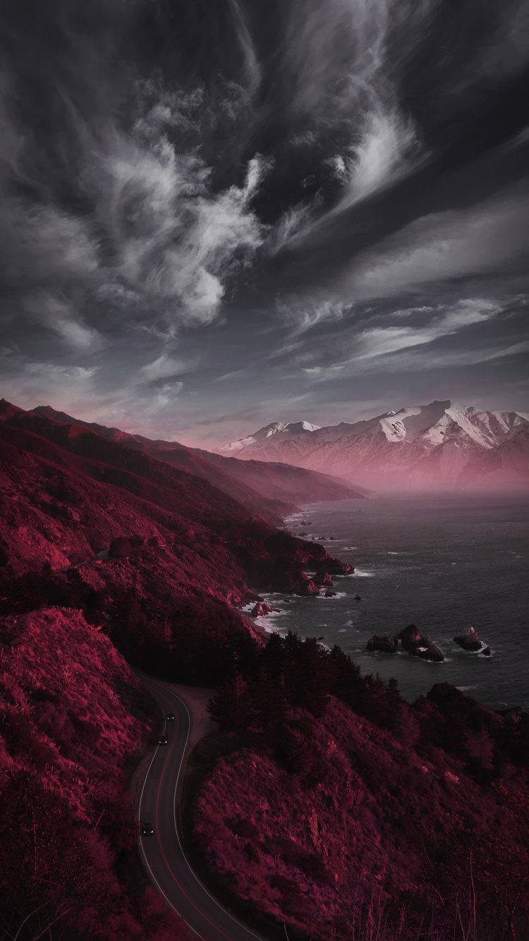 Обои облако, вода, гидроресурсы, атмосфера, нагорье в разрешении 750x1334