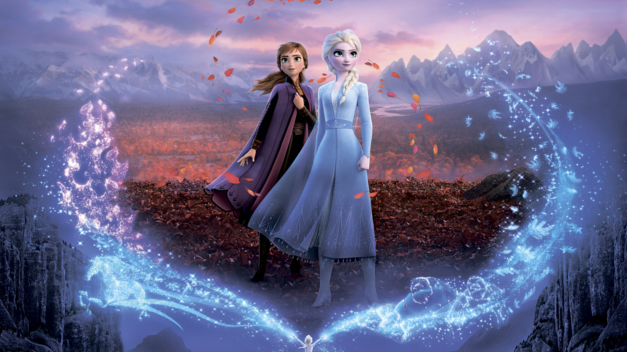 Обои иллюстрация, небо, леди, темнота, цифровое искусство в разрешении 2560x1440