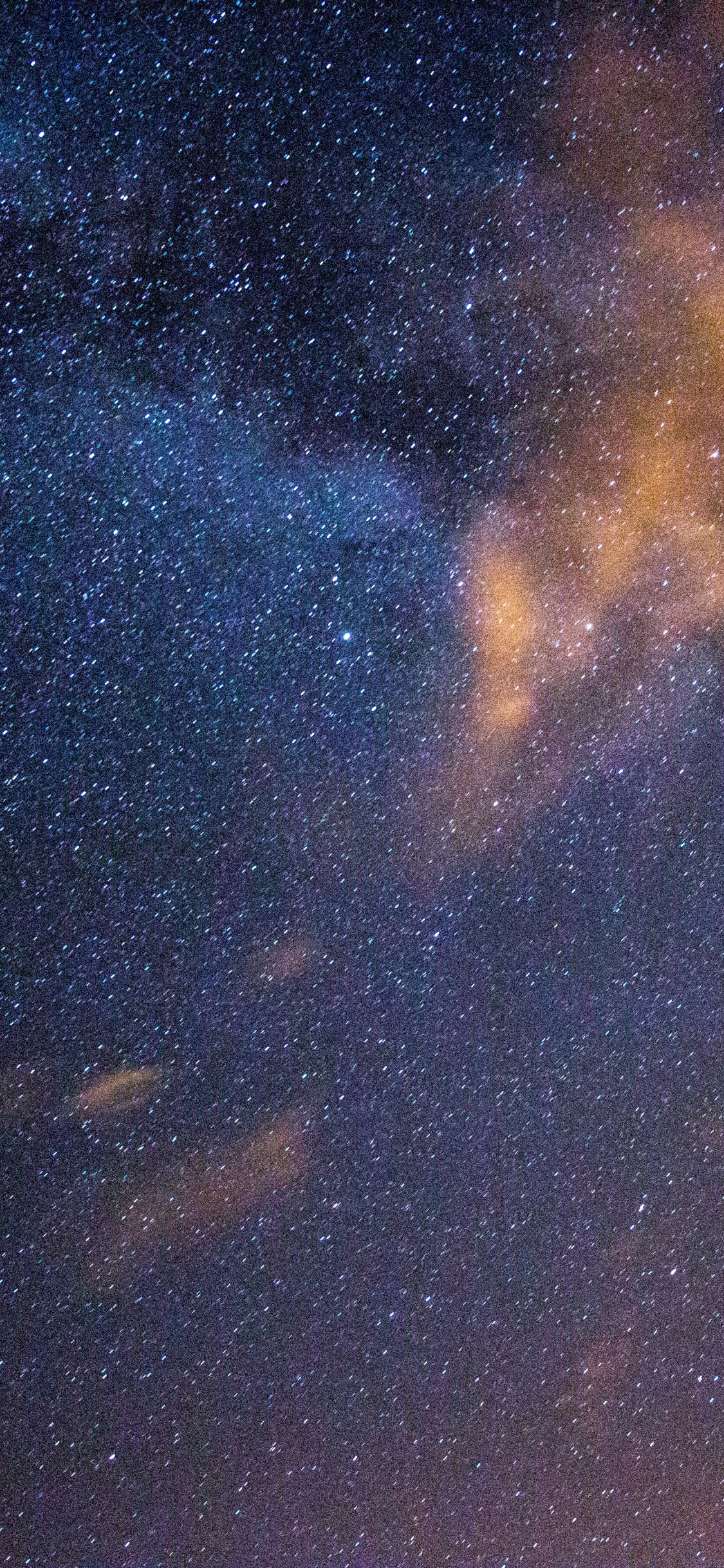 Обои астрономический объект, Галактика, атмосфера, космическое пространство, ночь в разрешении 1125x2436