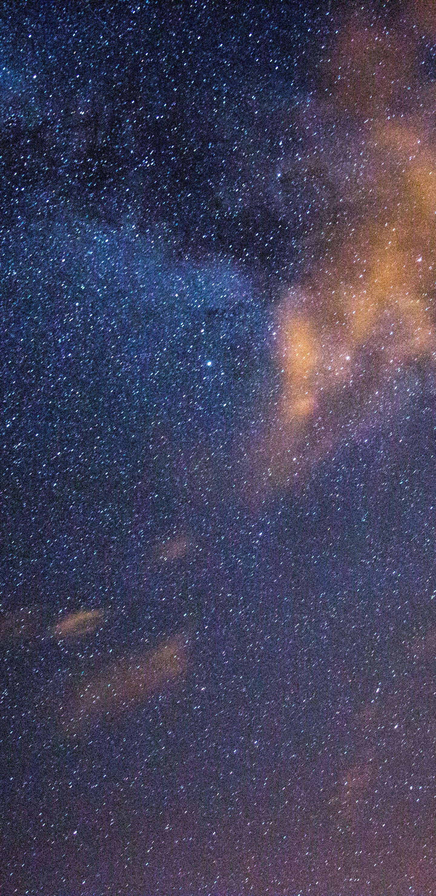 Обои астрономический объект, Галактика, атмосфера, космическое пространство, ночь в разрешении 1440x2960