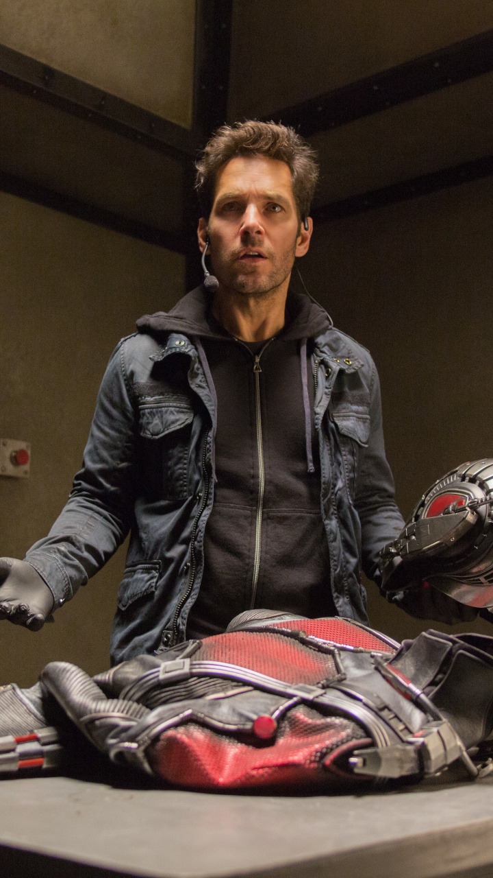 Обои Пол Радд Человек муравей, пол Радд, Человек-муравей, marvel, фильм в разрешении 720x1280