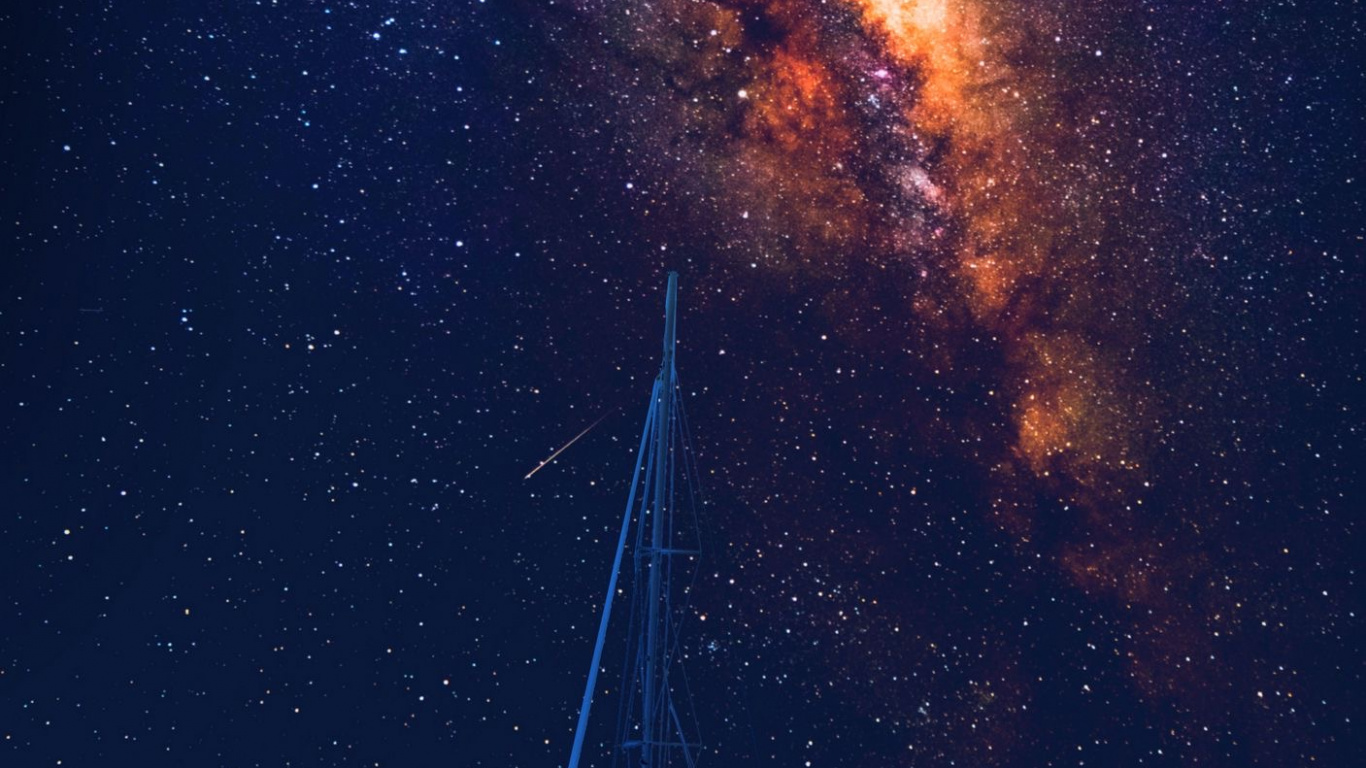 Обои природа, земля, атмосфера, судно, природный ландшафт в разрешении 1366x768