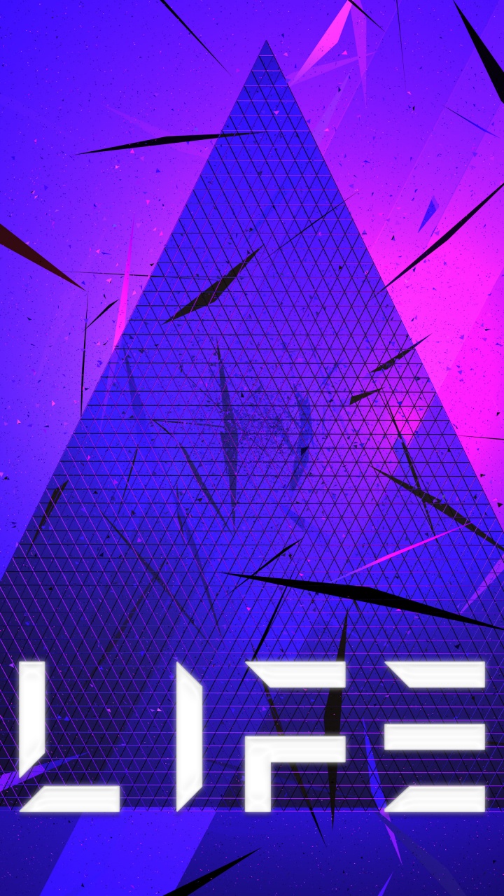 Обои синий, пурпур, Фиолетовый, электрик, синий кобальт в разрешении 720x1280