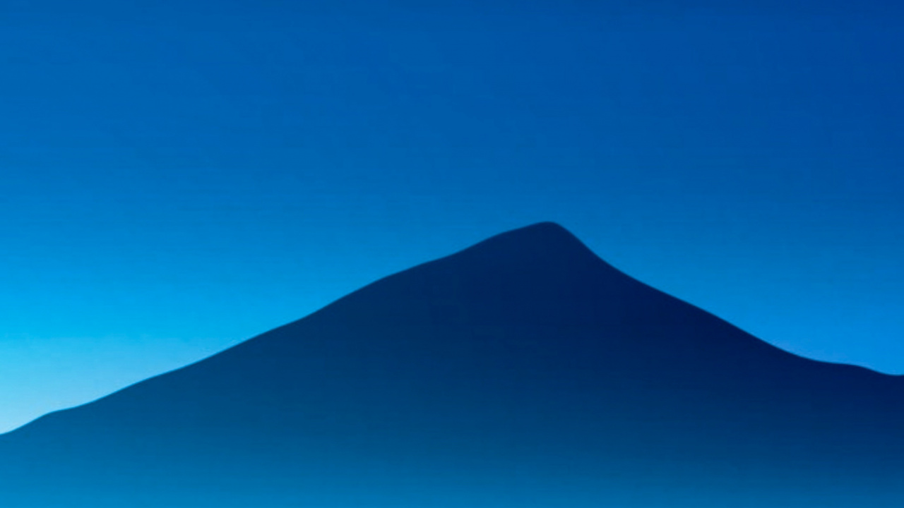 Обои пейзажи гор, атмосфера, синий, лазурный, природный ландшафт в разрешении 1280x720