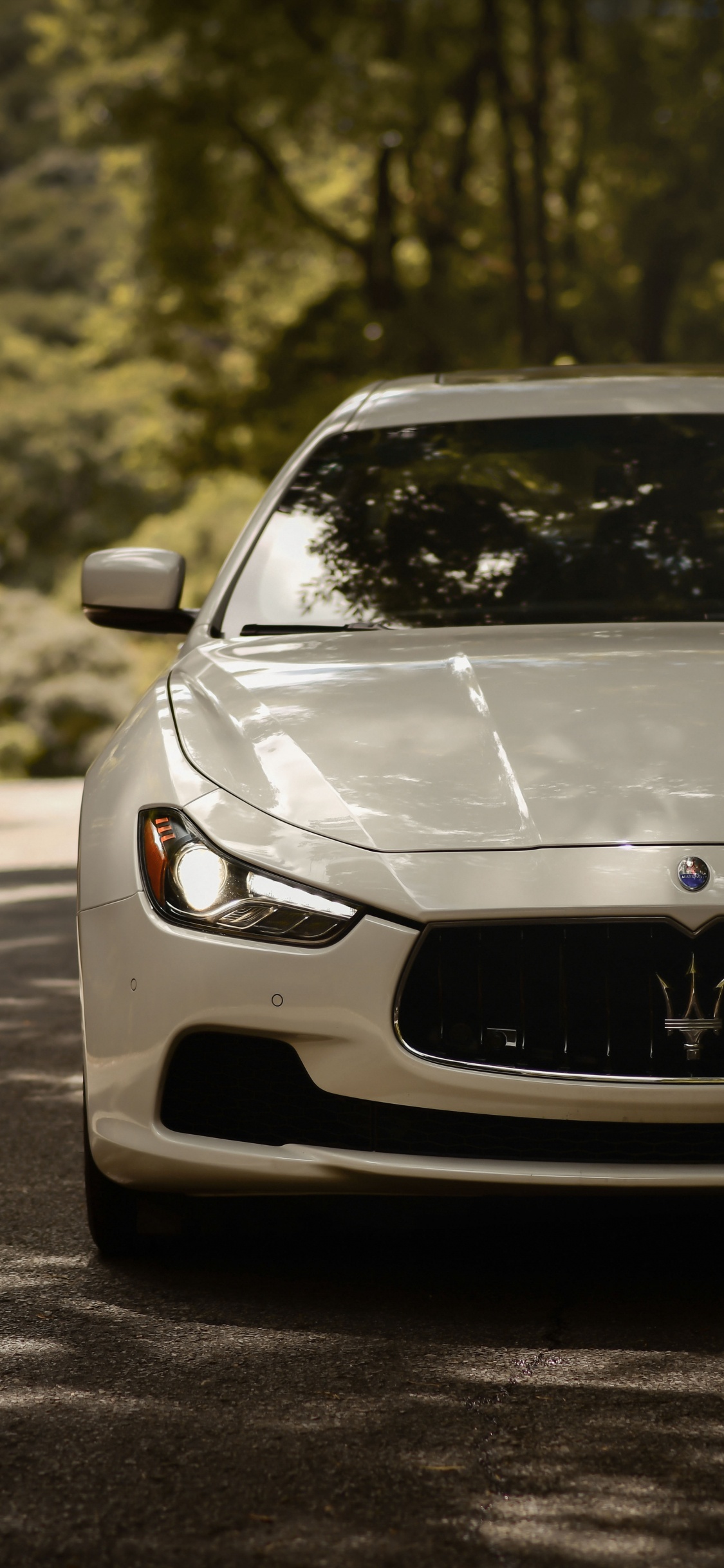 Обои Мазерати Гибли, Мазерати, maserati granturismo, спорткар, автомобиль среднего размера в разрешении 1125x2436