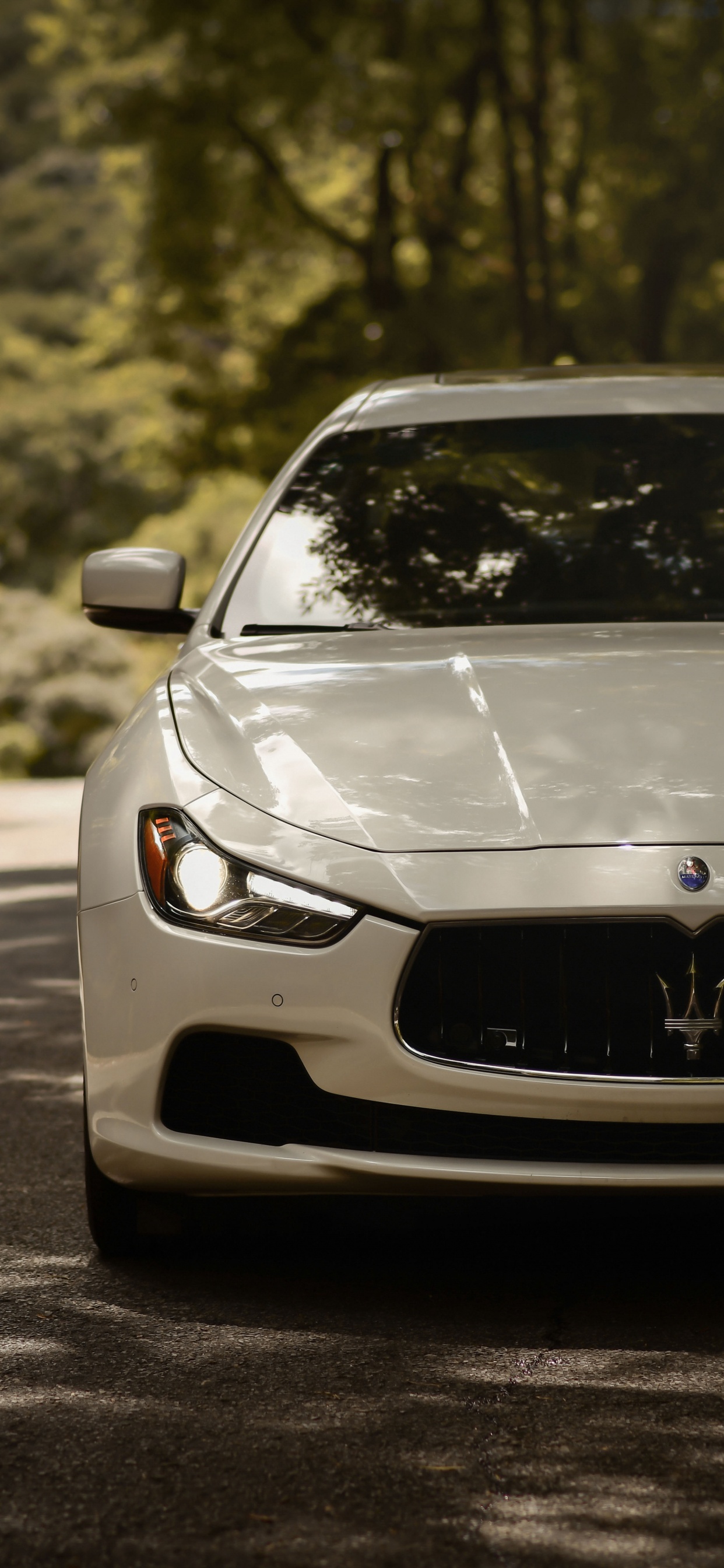 Обои Мазерати Гибли, Мазерати, maserati granturismo, спорткар, автомобиль среднего размера в разрешении 1242x2688