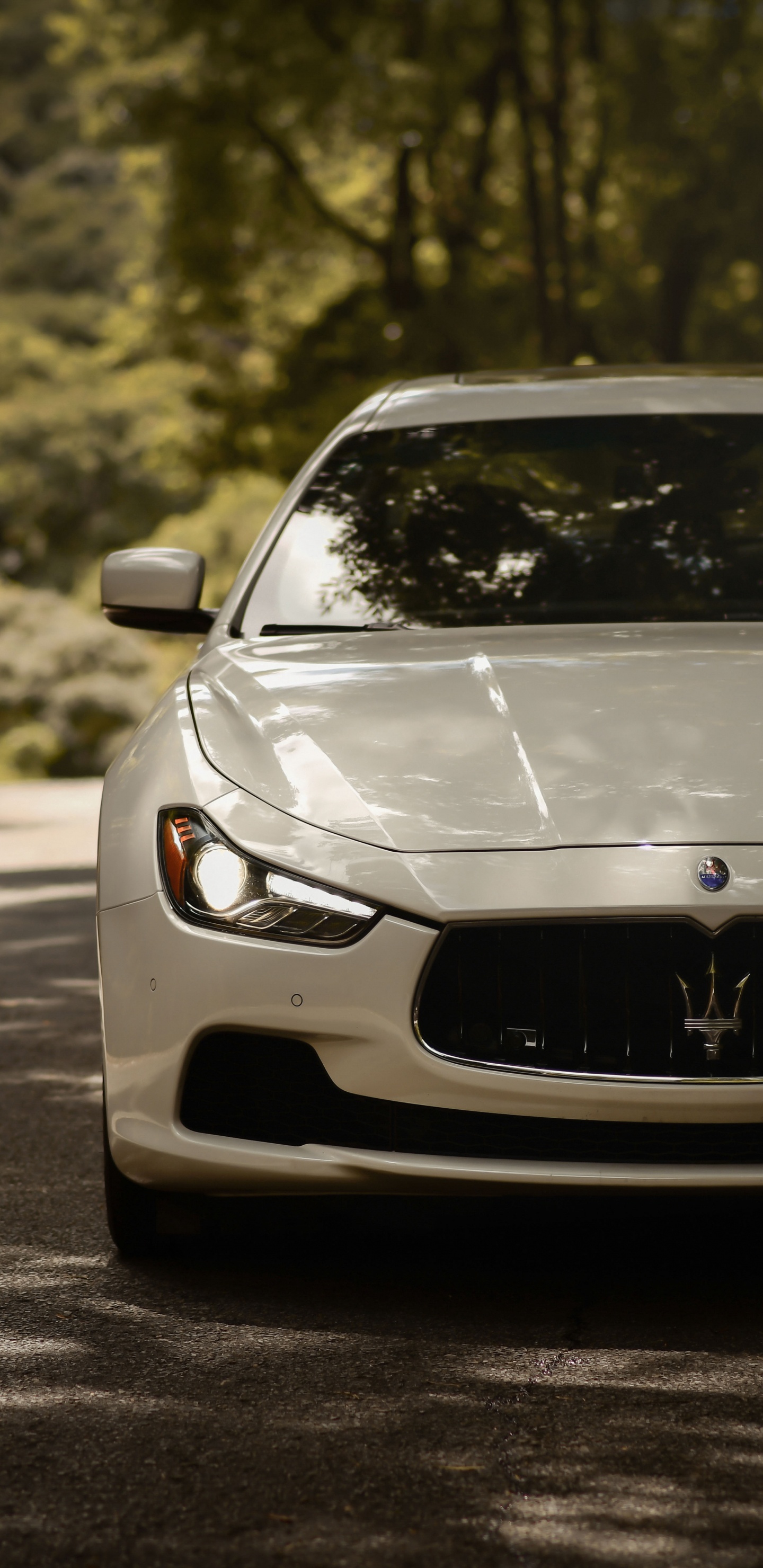 Обои Мазерати Гибли, Мазерати, maserati granturismo, спорткар, автомобиль среднего размера в разрешении 1440x2960