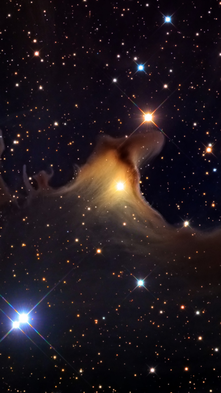 Обои туманность, Астрономия, Галактика, космическое пространство, астрономический объект в разрешении 750x1334