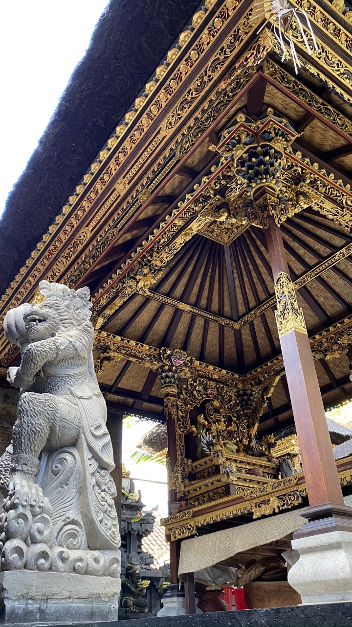 Обои ориентир, статуя, резьба по камню, достопримечательность, китайская архитектура в разрешении 720x1280