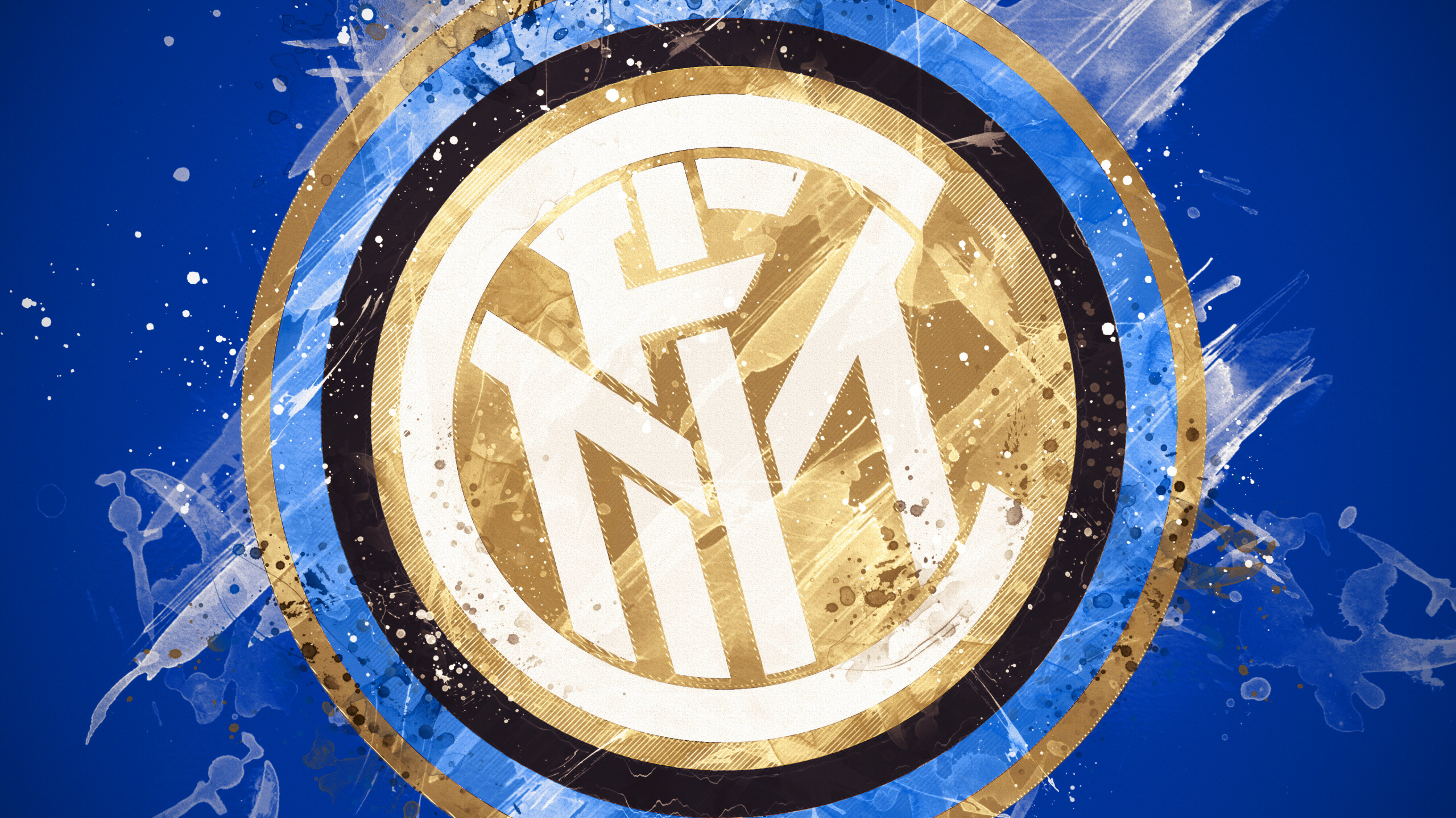 Обои А С Милан, круг, лого, графика, символ в разрешении 2560x1440