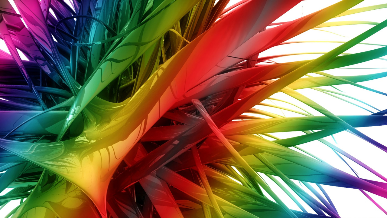 Обои цвет, Апельсин, фрактальное искусство, графика, искусство в разрешении 1280x720