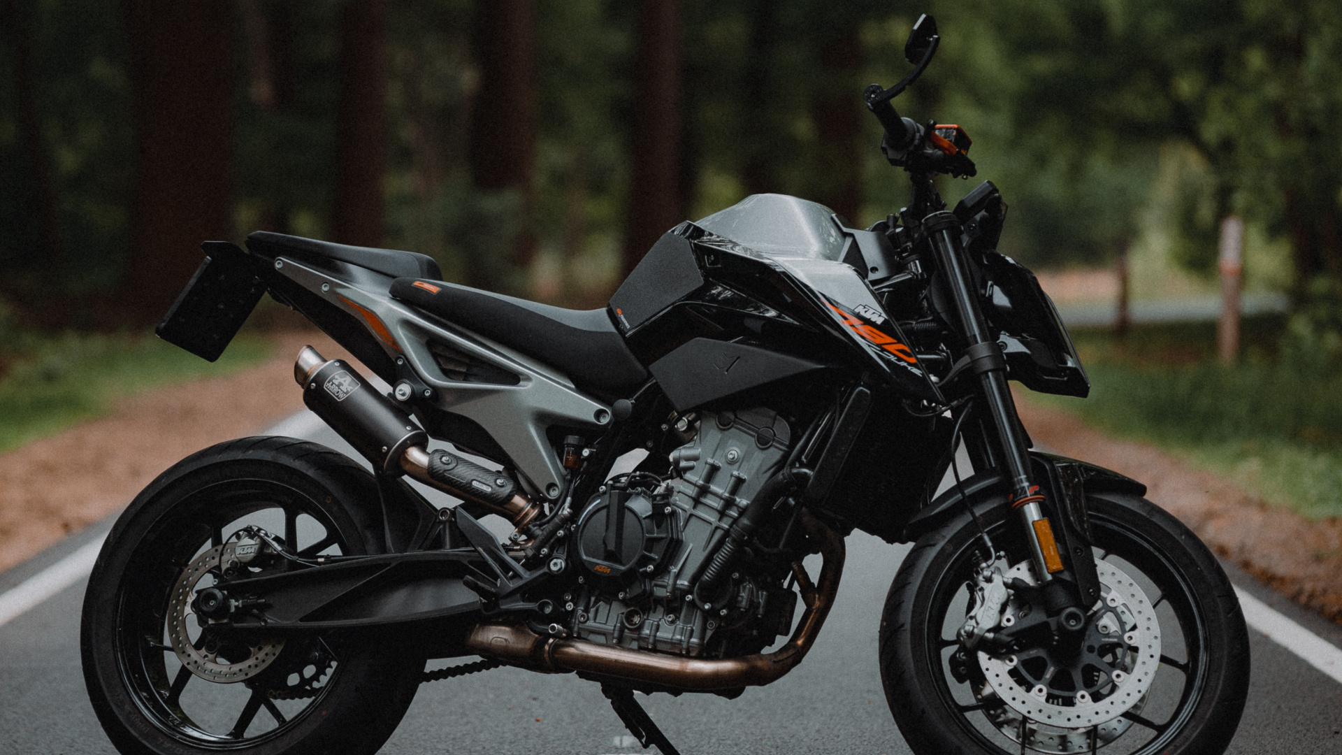 Обои мотоцикл, КТМ, ктм герцог 200 2020, КТМ РЦ 390, спортивный мотоцикл в разрешении 1920x1080