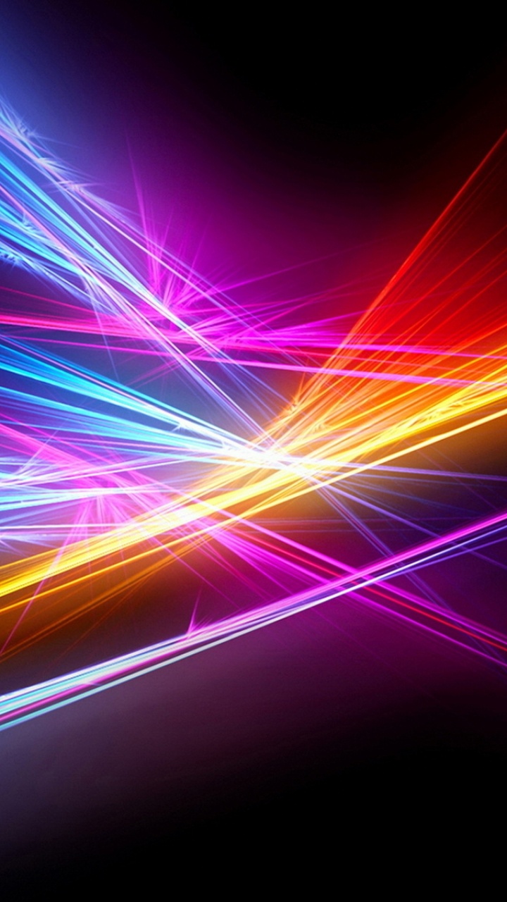 Обои свет, Подстветка, освещение, синий, линия в разрешении 720x1280