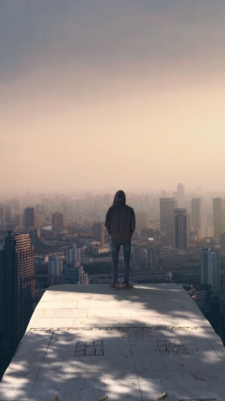 Обои один город, город, здание, городской район, городской пейзаж в разрешении 720x1280