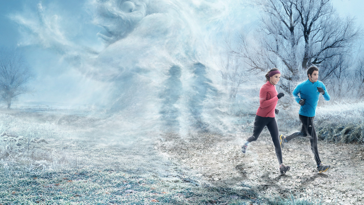 Обои вода, забава, облако, зима, дерево в разрешении 1280x720