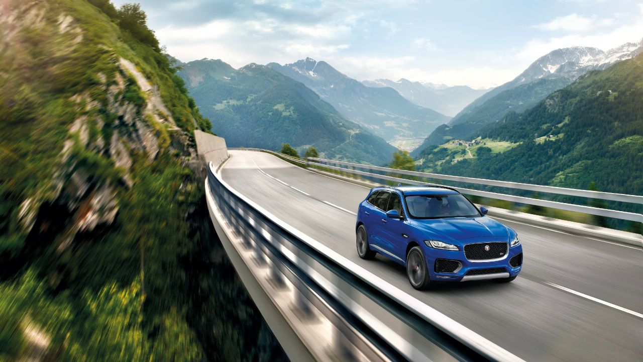 Обои автомобили jaguar, Ягуар Е-ПАСЕ, Ягуар, авто, Jaguar F-Pace в разрешении 1280x720