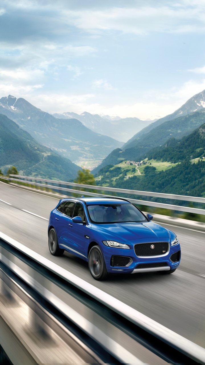 Обои автомобили jaguar, Ягуар Е-ПАСЕ, Ягуар, авто, Jaguar F-Pace в разрешении 720x1280