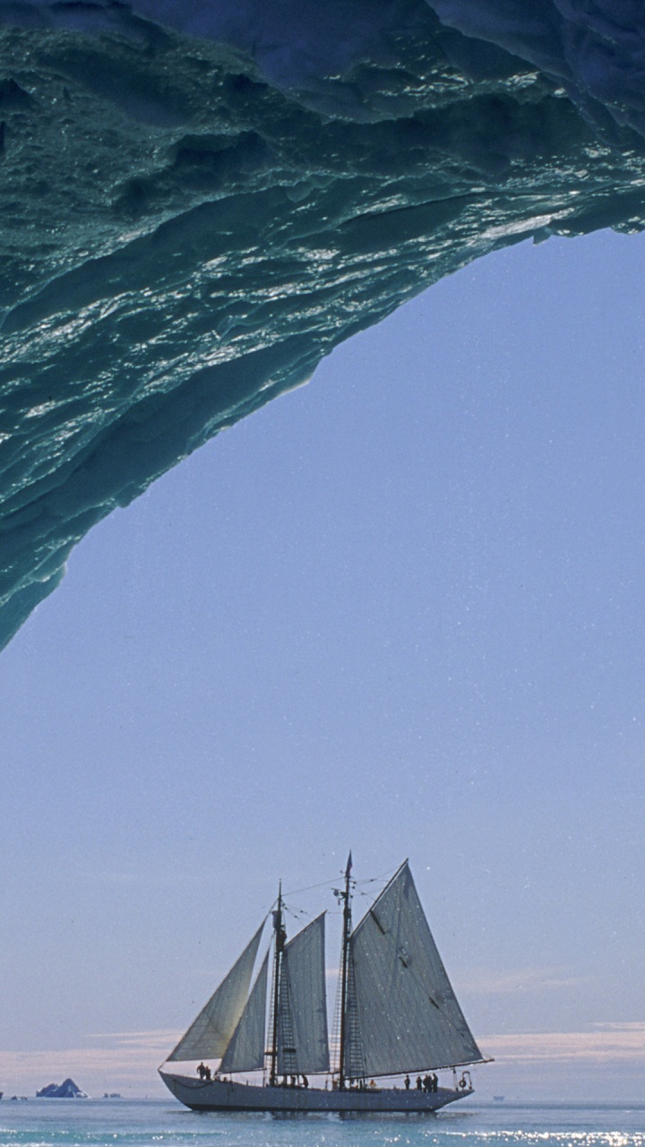 Обои Гренландия, вода, лазурный, треугольник, линия в разрешении 720x1280