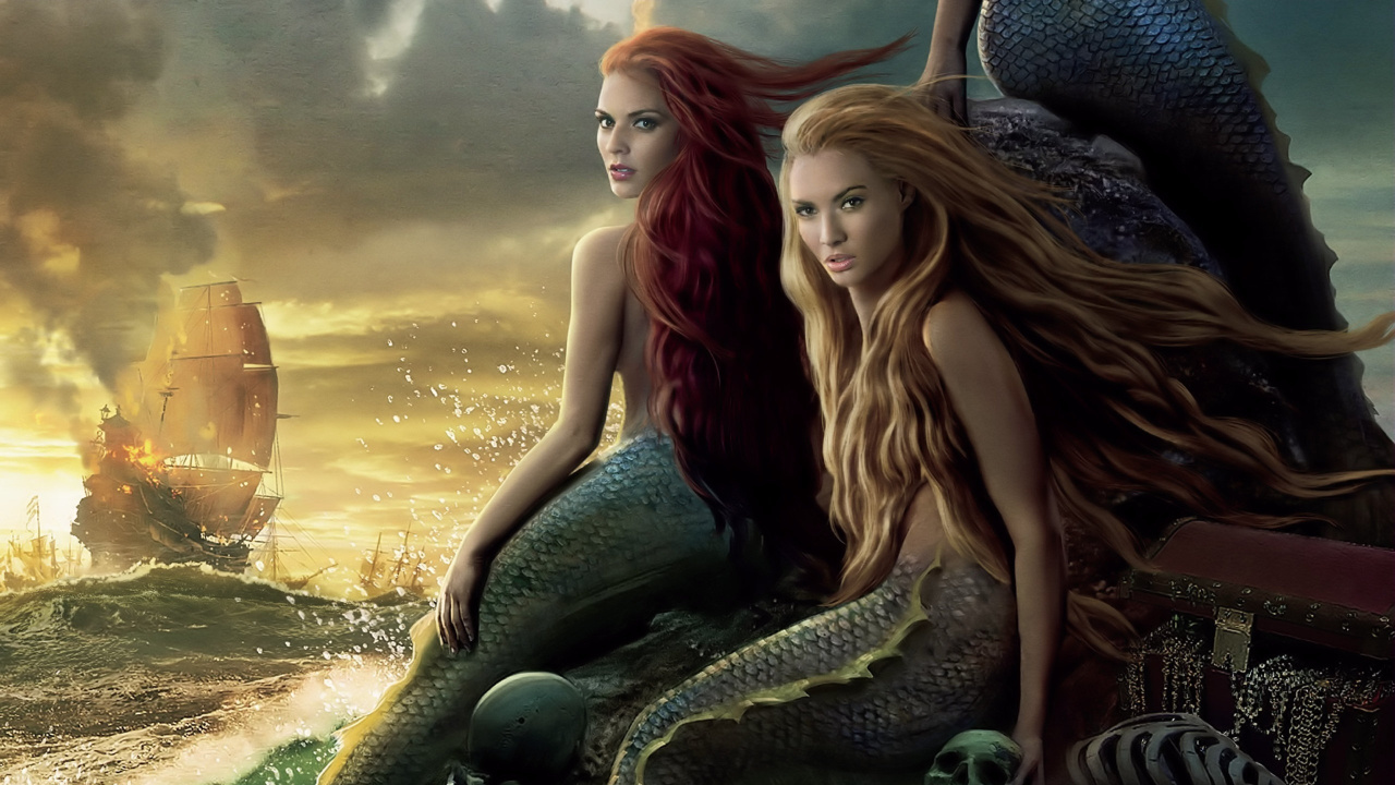Обои мифология, мифическое существо, длинные волосы, женщина воин, девушка в разрешении 1280x720