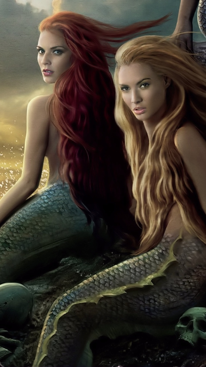 Обои мифология, мифическое существо, длинные волосы, женщина воин, девушка в разрешении 720x1280