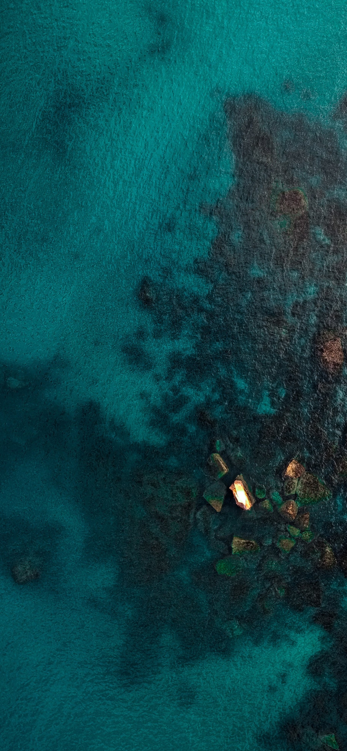 Обои синий, вода, зеленый, Аква, бирюза в разрешении 1125x2436