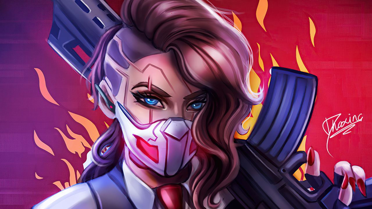 Обои аниме, Киберпанк 2077, арт, иллюстрация, концепт арт в разрешении 1280x720