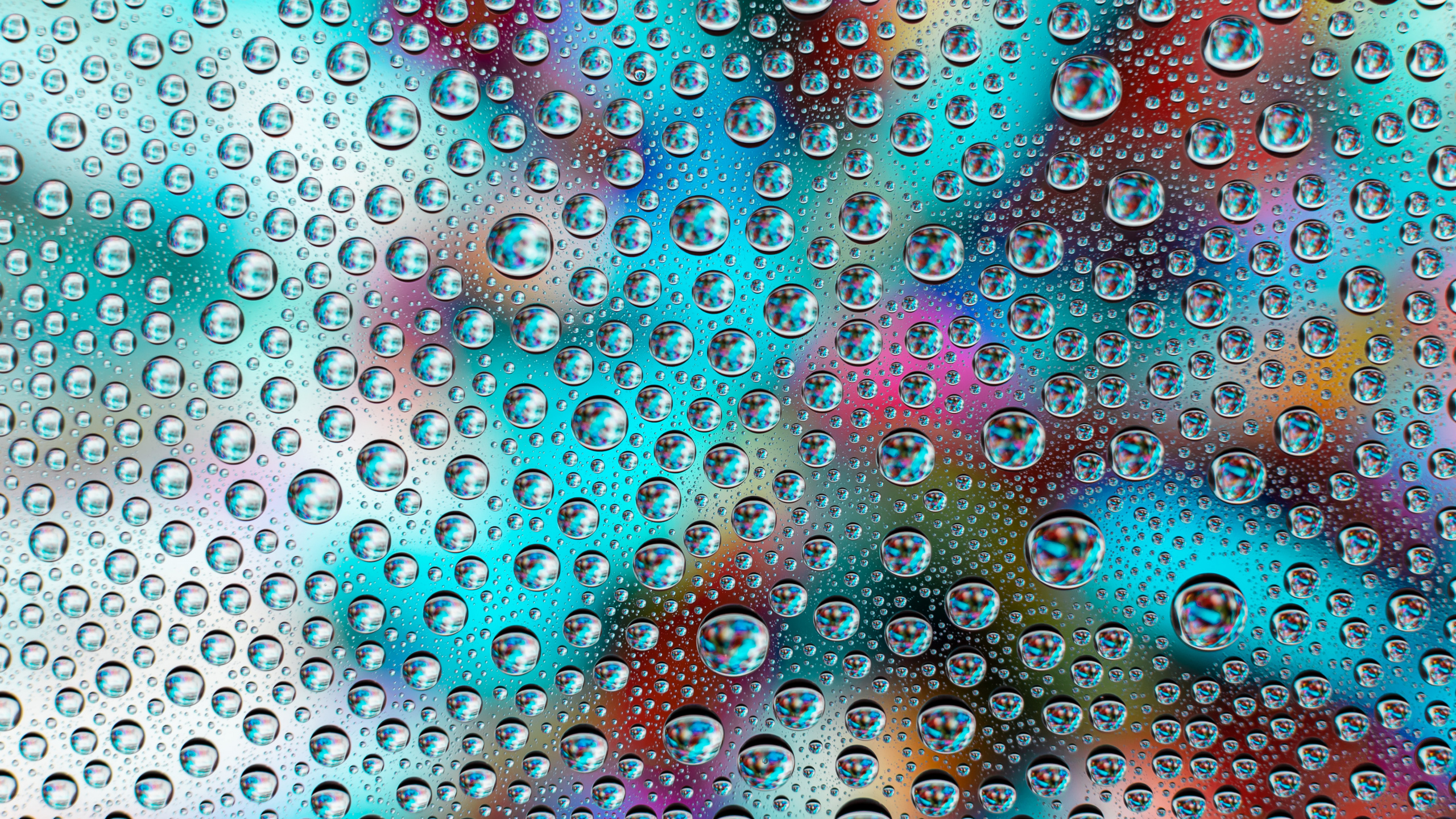 Обои вода, падение, гобелен, красочность, лазурный в разрешении 2560x1440