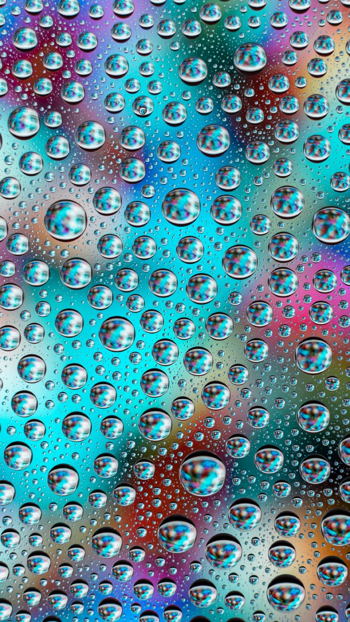 Обои вода, падение, гобелен, красочность, лазурный в разрешении 720x1280