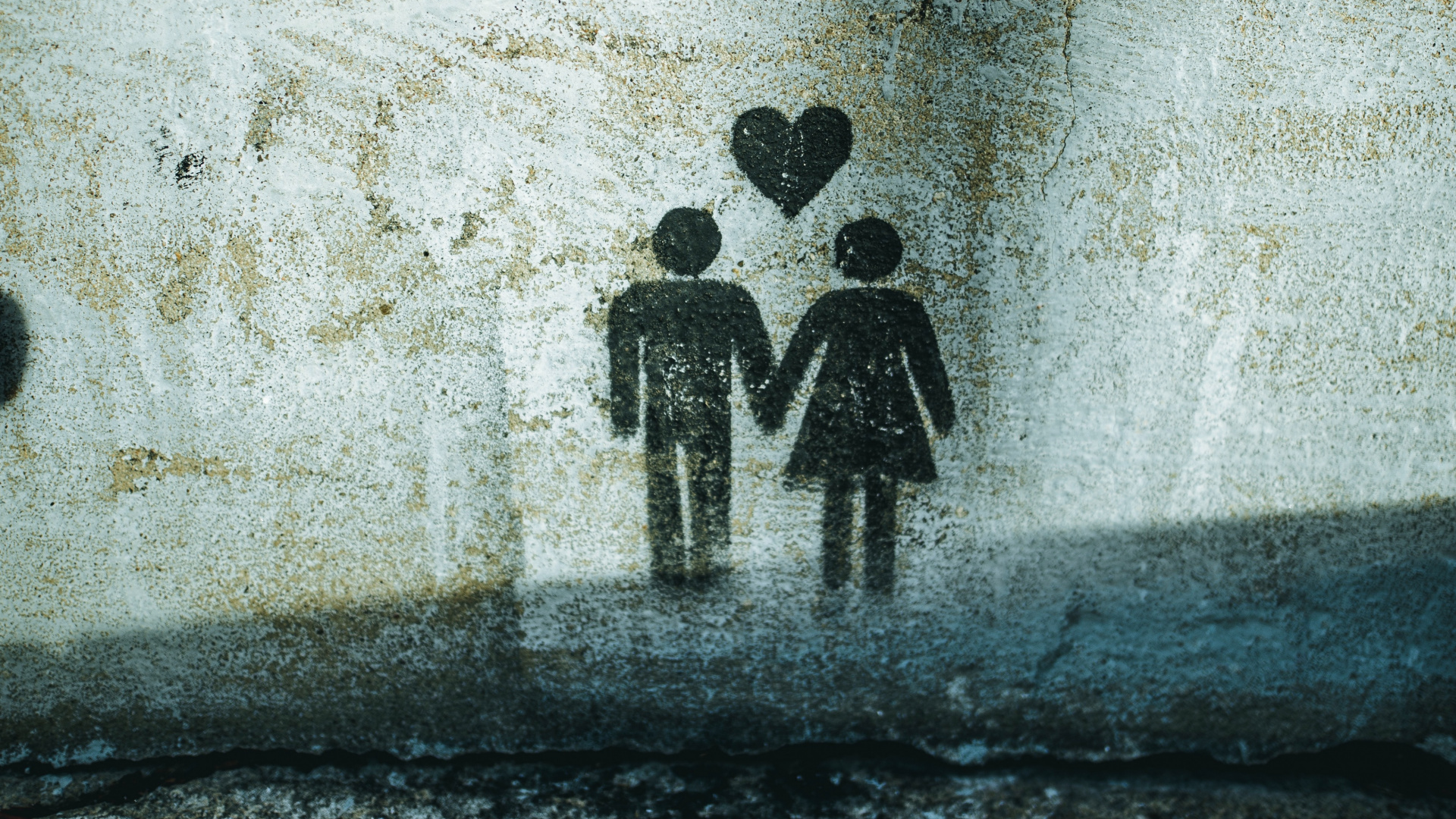 Обои стена, арт, полутона и оттенки, иллюстрация, визуальное искусство в разрешении 1920x1080