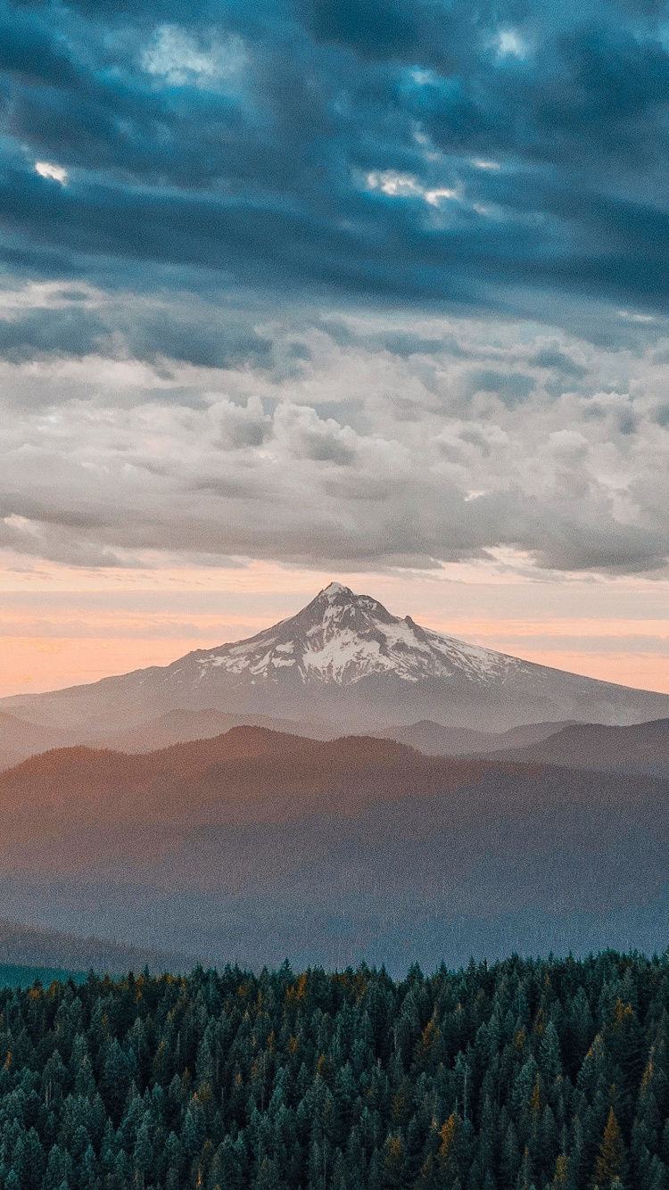 Обои пейзаж, природа, арт, дикая местность, облако в разрешении 750x1334